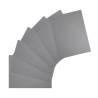 Posavasos rectangular Skinnatur en piel reciclada gris elefante 13x10 cm