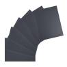Sous-verre rectangulaire en cuir recyclé gris Tornado Skinnatur 13x10 cm
