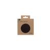 Skinnatur runde Untersetzer aus recyceltem Leder Kaffeebohne cm 10