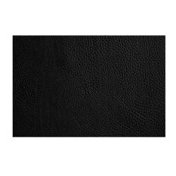 Set de table rectangulaire en cuir synthétique noir Monaco 30x45 cm