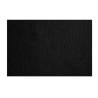 Mantel rectangular Monaco de cuero sintético negro 30x45 cm