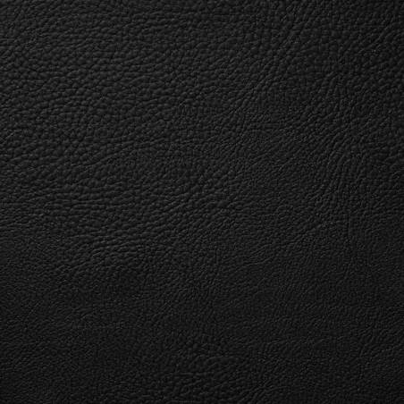 Mantel rectangular Monaco de cuero sintético negro 30x45 cm
