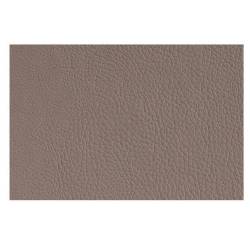 Set de table rectangulaire Monaco en cuir synthétique taupe 30x45 cm