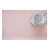 Set de table rectangulaire Monaco en cuir synthétique rose nuage 30x45 cm