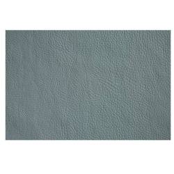 Set de table rectangulaire Monaco en cuir synthétique gris denim 30x45 cm