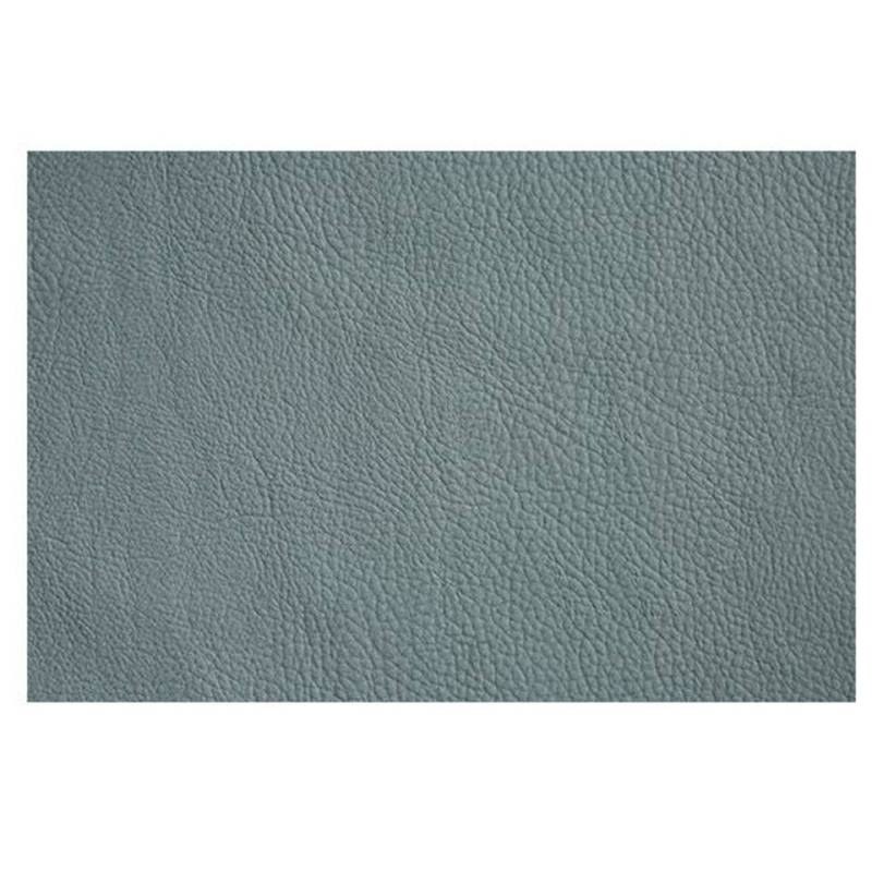 Set de table rectangulaire Monaco en cuir synthétique gris denim 30x45 cm