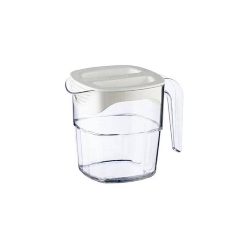 Pichet empilable avec couvercle en polycarbonate lt 1