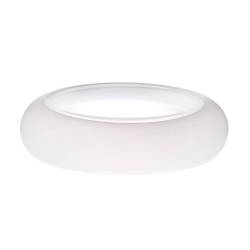 Plato cojín nube de cristal blanco 20 cm