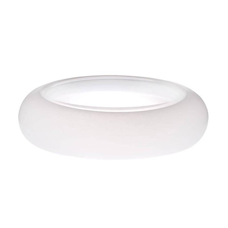 Plato cojín nube de cristal blanco 20 cm