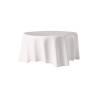 Porte-gâteau rond en porcelaine blanche plissée 11.5 cm