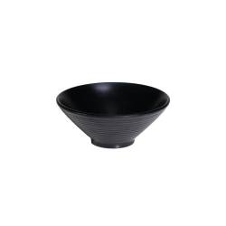 Coupe conique en mélamine noire 13,8 cm