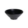 Black melamine conical cup cm 8