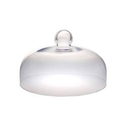Cloud round glass dome cm 26