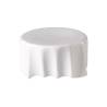 Plat à gâteau rond en porcelaine blanche plissée 16 cm