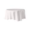 Soporte redondo de porcelana blanca plissé 16 cm
