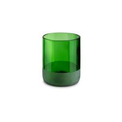J'étais une bouteille verre vert et givré cl 25