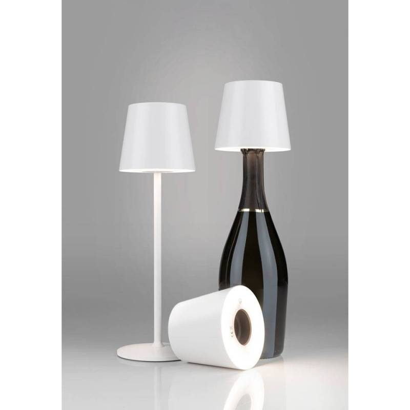 Abat-jour LED rechargeable One Light Stem blanc