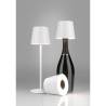 Lampada a led paralume One Light Stem ricaricabile bianca