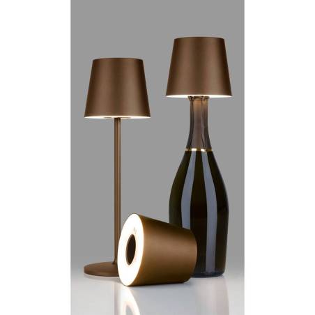 Abat-jour LED rechargeable One Light Stem bronze
