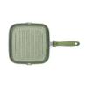 Sartén cuadrada de aluminio antiadherente Dr. Green Risolì para inducción 26x26 cm