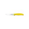 Cuchillo de mesa Sanelli Ambrogio Supra de acero inoxidable con mango amarillo cm 11