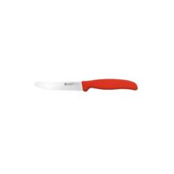 Sanelli Ambrogio Supra couteau de table en acier inoxydable avec manche rouge 11 cm