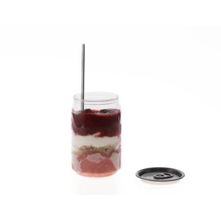 Lata de refresco vidrio 100% Chef en rpet cl 33
