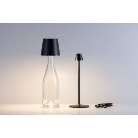 Pantalla LED recargable One Light Stem negra