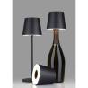 Lampada a led paralume One Light Stem ricaricabile nero