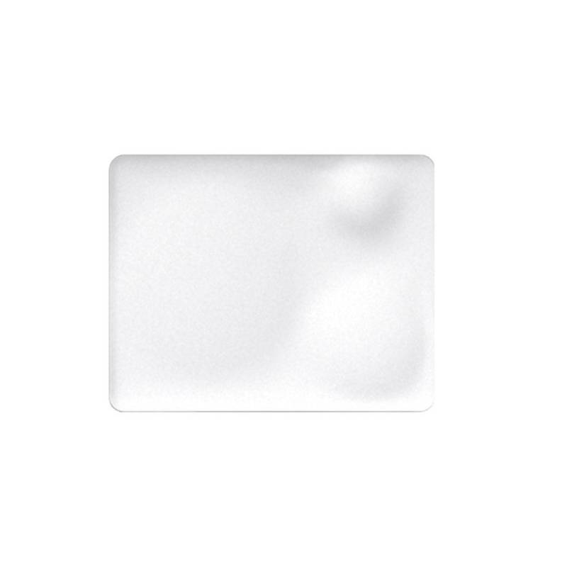Piatto rettangolare The Tablet in porcellana bianca matt cm 25x20