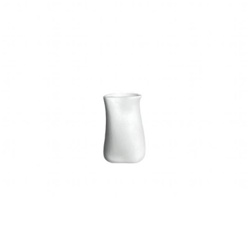 Matt white porcelain Super Mini Jar Jelly milk jug/saucer cl 5