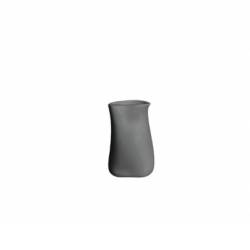 Matt black porcelain Super Mini Jar Jelly milk jug/saucer cl 5