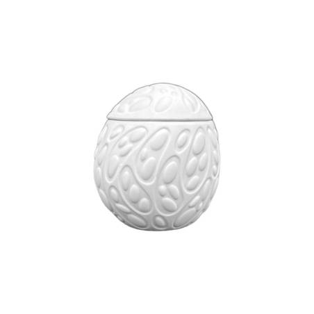 Œufs Rex S en porcelaine blanche mate cl 30