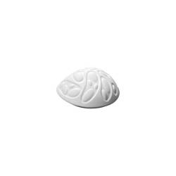 Rex Eggs S Deckel für Eierglas aus mattweißem Porzellan 7,5x7x3 cm