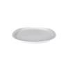 Plato llano de porcelana blanca Naoto 29x26,5x2,5 cm