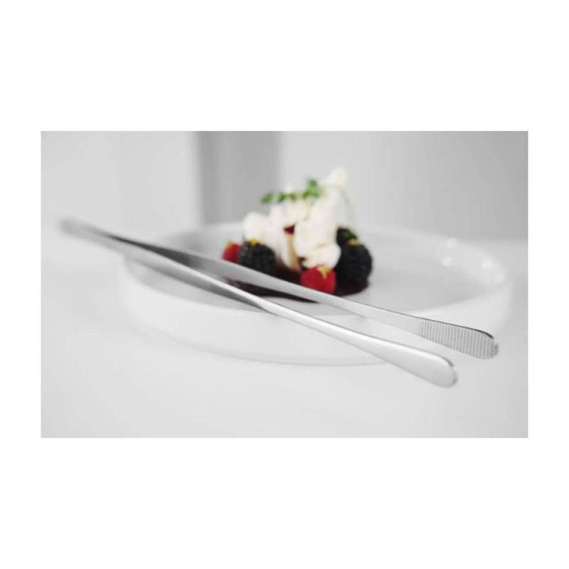 Muelle de cocinero con puntas redondeadas de acero inoxidable 30 cm