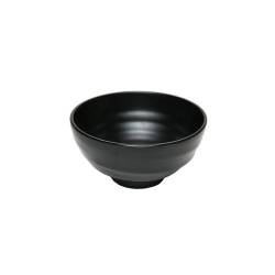 Tasse ronde en mélamine noire 14 cm
