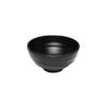 Taza redonda melamina negra 14 cm