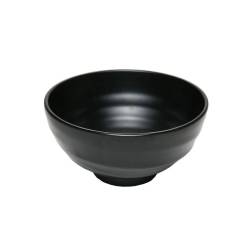 Tasse ronde en mélamine noire 19 cm