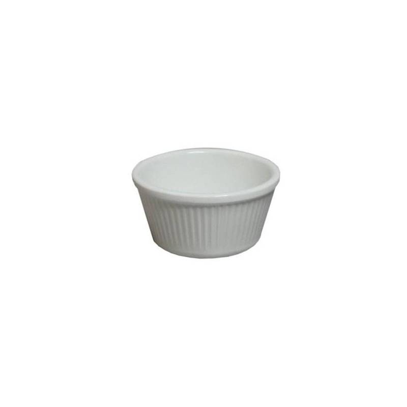 Moule à ramequin en mélamine blanche 8 cm