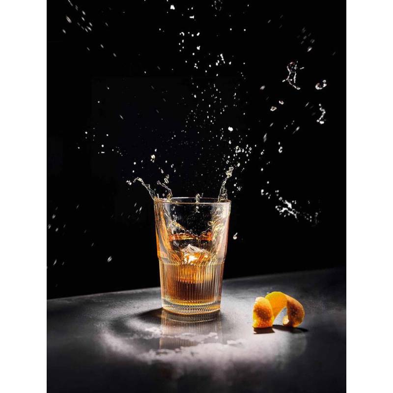 Starline hi-ball stackable glass cl 35