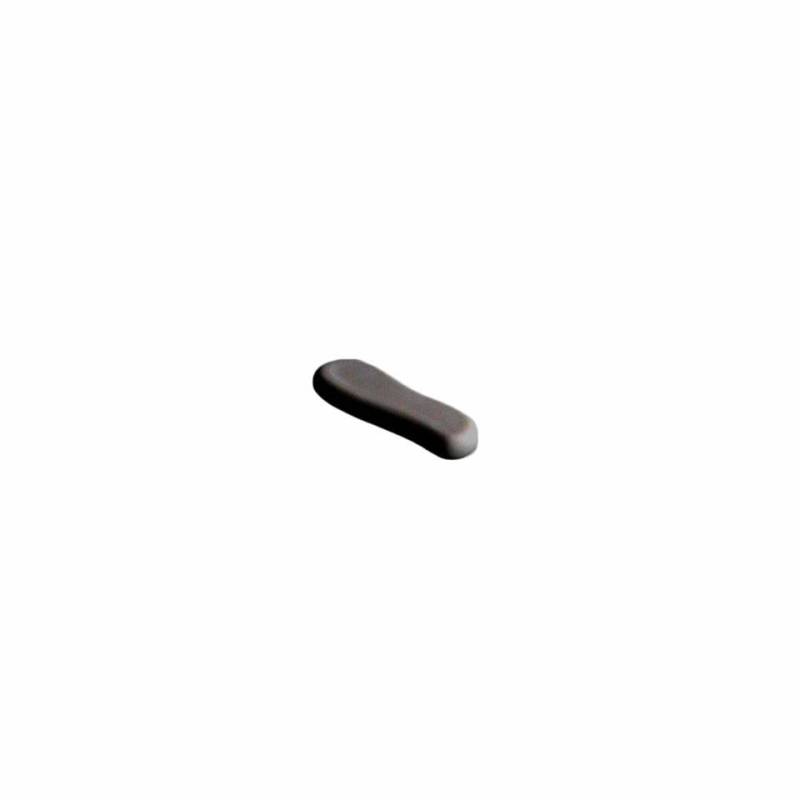 Jelly black beltz porcelain cutlery rest 6.5x2.5 cm