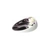 Organic Jomon Mini Silver tasse en porcelaine blanche 10x8x5 cm