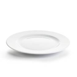 Assiette plate en porcelaine blanche Kahla 26.3 cm