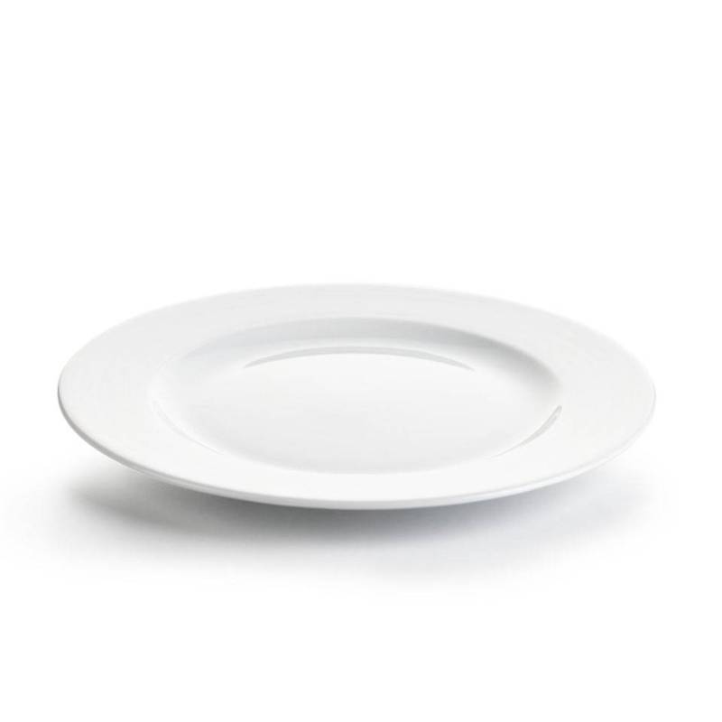 Kahla weißes Porzellan Essteller 26,3 cm