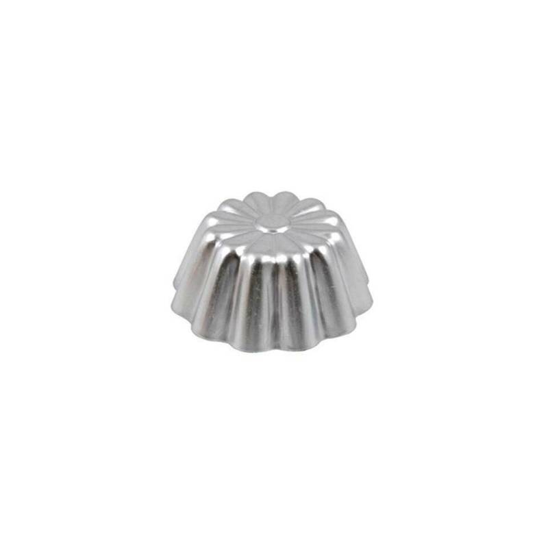 Blumenform aus Aluminium mit Girlanden für eine Portion 8 cm