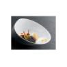 Organic Jomon L cup in matt white porcelain and glaze cm 18x14x9