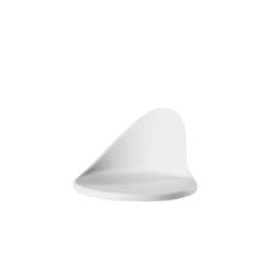 Gochi Girl platillo redondo de porcelana blanca mate 12.5x7x7 cm
