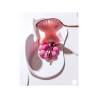 Assiette apéritive Organic Gochi Twins en porcelaine blanche mate 24,5x12x9,7 cm