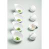 Organic The Tablet cup in matt white porcelain 12x10x8.7 cm